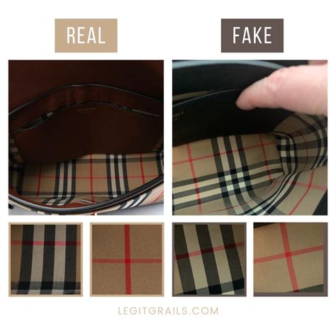 vintage burberry bag real or fake|how to spot a burberry bag.